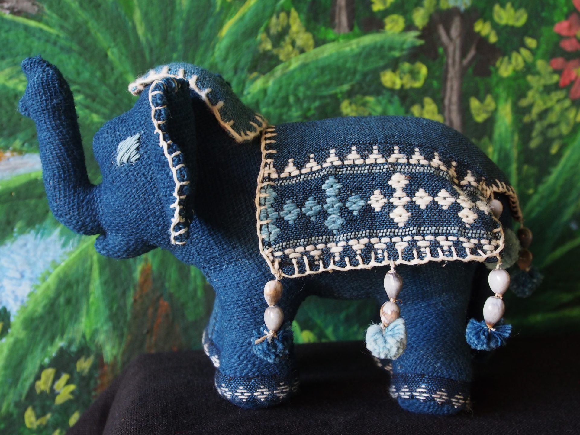 cotton elephant toy