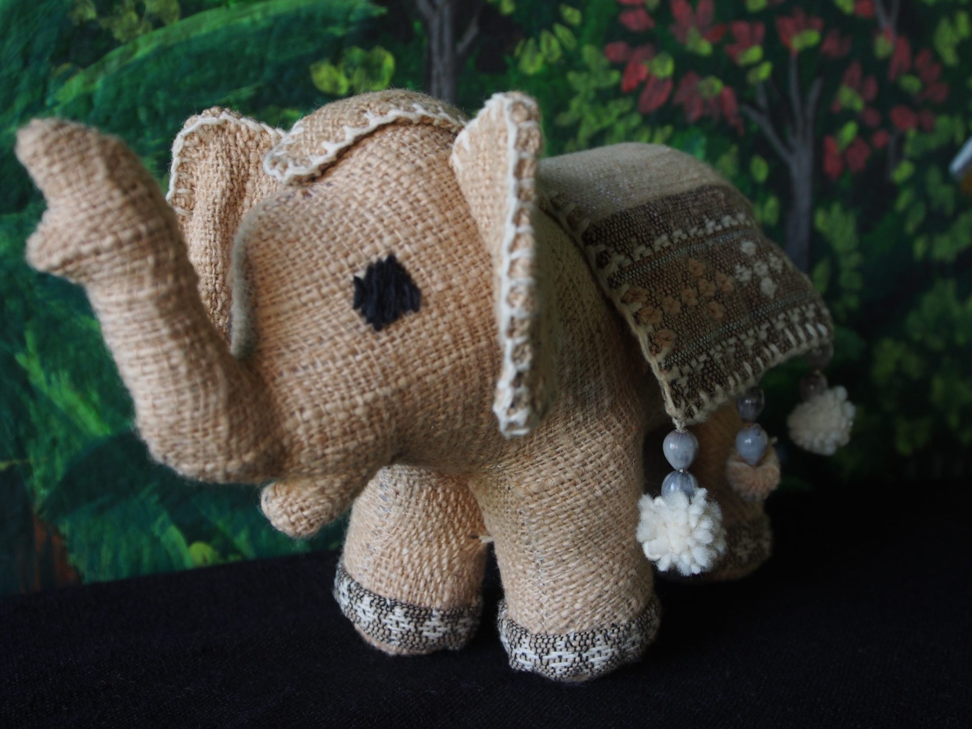 cotton elephant toy