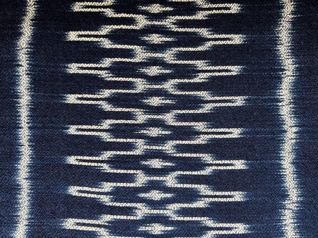 TAEC Phou Tai Laos Scarf Ikat Design C 2022