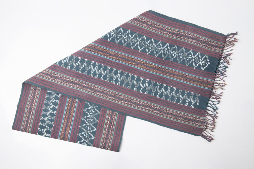 Backstrap woven textile by Katu artisans of Laos