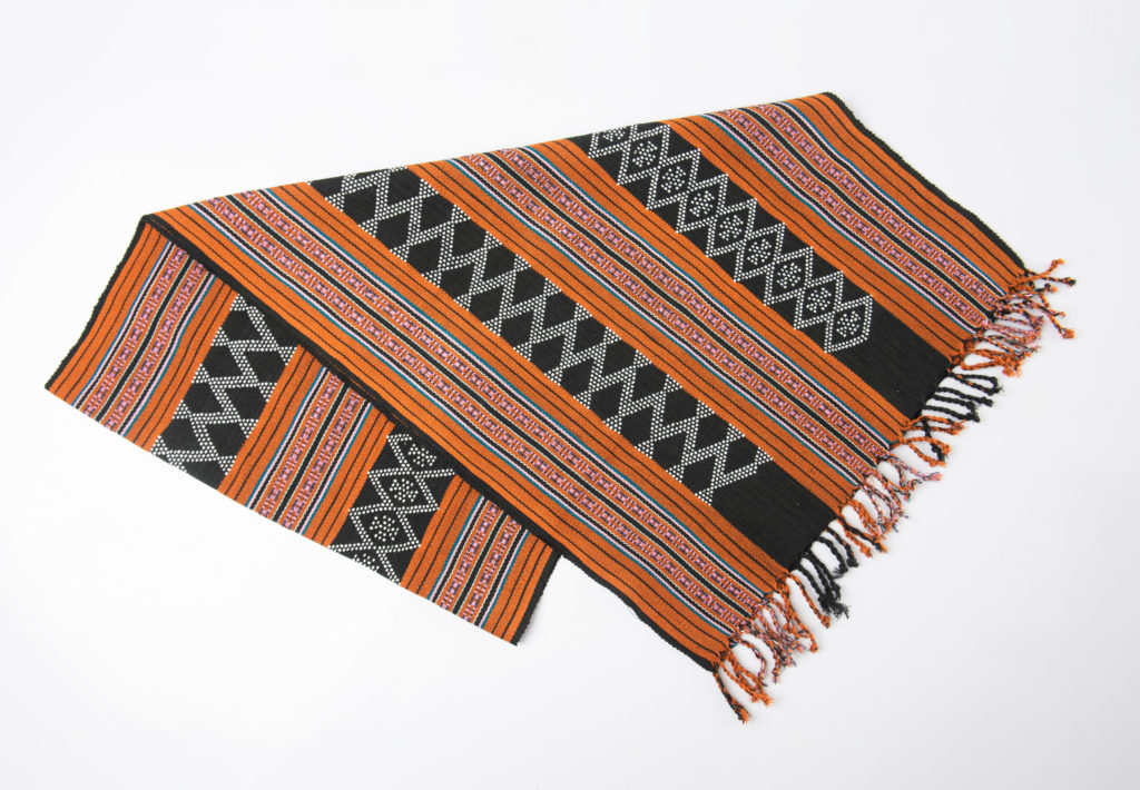 Backstrap woven textile by Katu artisans of Laos