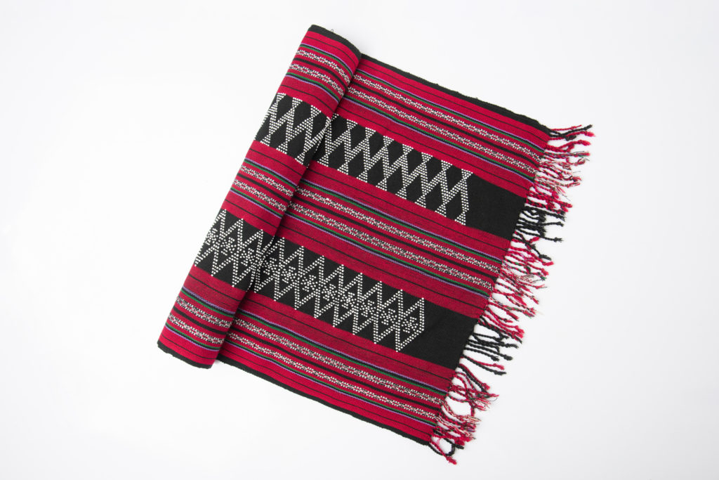 Backstrap woven textile by Katu artisans of Laos